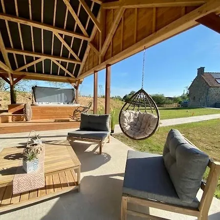 Semesterbostad Chaignonnieres Roulotte 19pers Jacuzzi 15min *