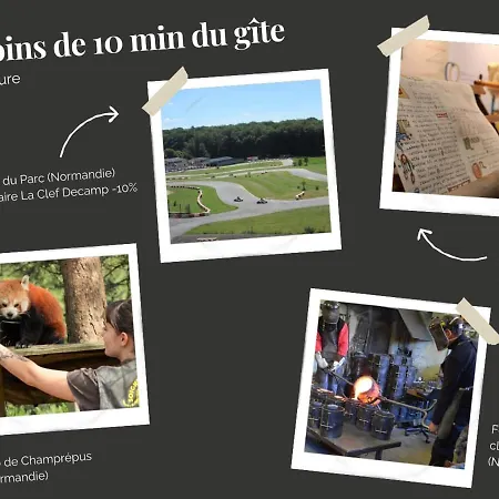 La Clef Decamp Chaignonnieres Roulotte 19pers Jacuzzi 15min * La Chaise-Beaudouin