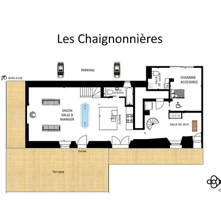 Chaignonnières Roulotte 19pers Jacuzzi 15min *