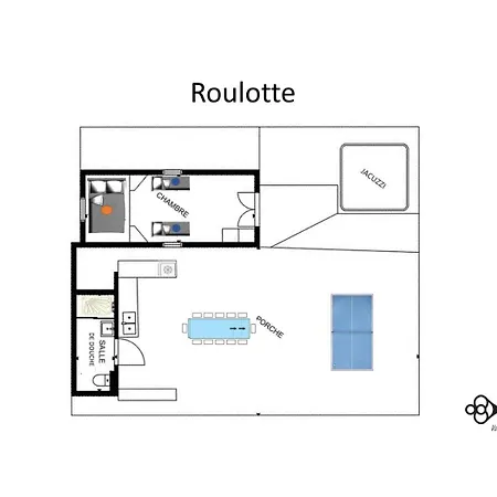 Casa vacanze Chaignonnières Roulotte 19pers Jacuzzi 15min *