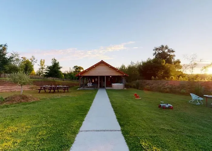 La Clef Decamp Chaignonnieres Roulotte 19pers Jacuzzi 15min Prázdninový dům